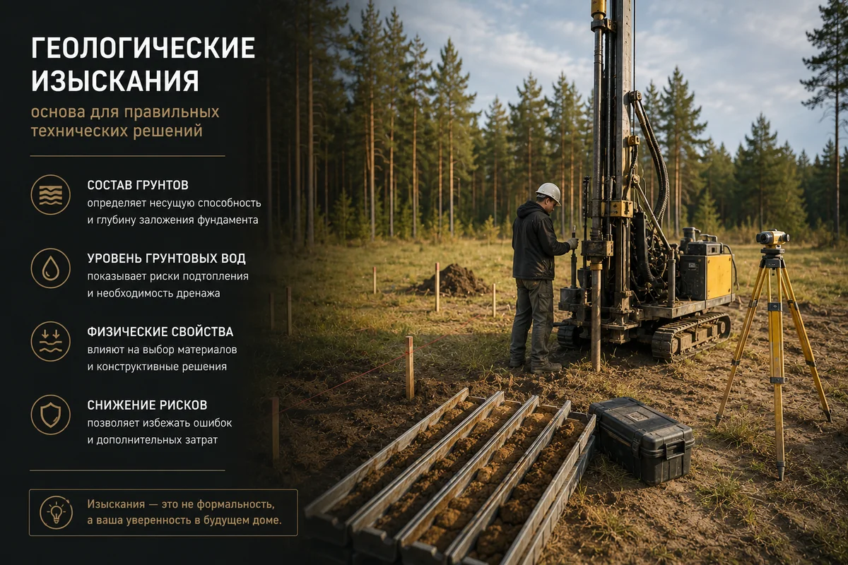 Инженерные изыскания на участке